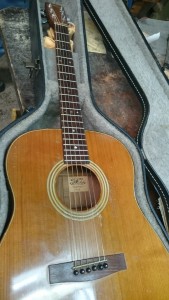 This 1979 Fylde Guitar needed a neck reset.
